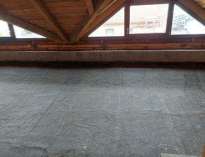 Zateplení stropu rodinného domu a zhotovení podlahového systému